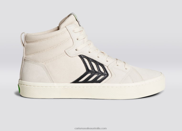 T8NFN145 Men Off-White Vintage/Black Cariuma