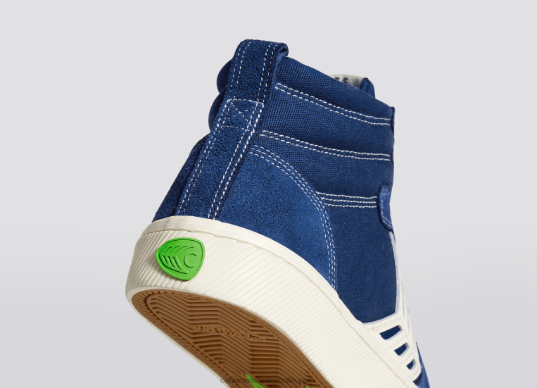 T8NFN146 Men Blue Contrast/Ivory Cariuma