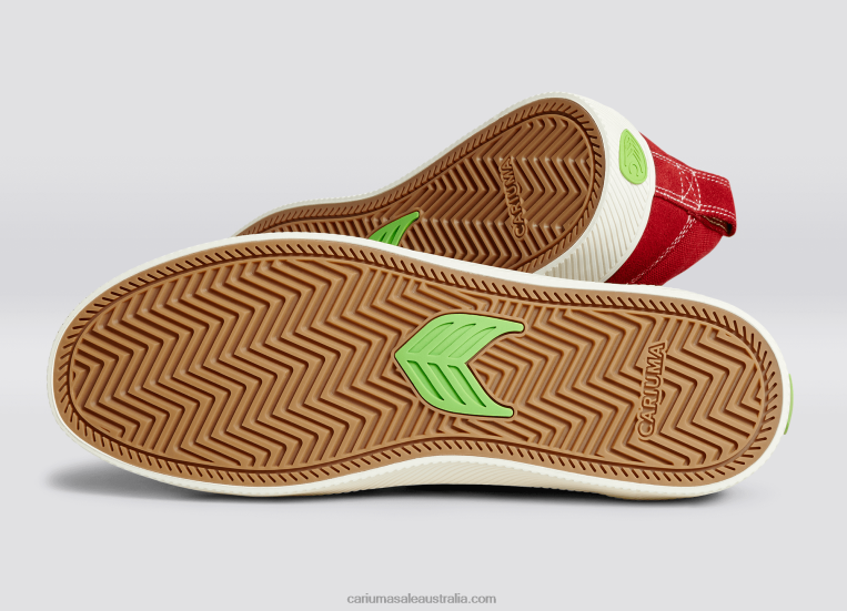 T8NFN138 Men Red Contrast/Ivory Cariuma