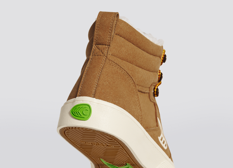 T8NFN193 Men Camel Suede Cariuma
