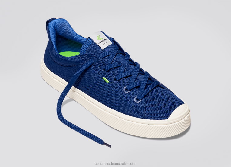T8NFN175 Men Mineral Blue Knit Cariuma