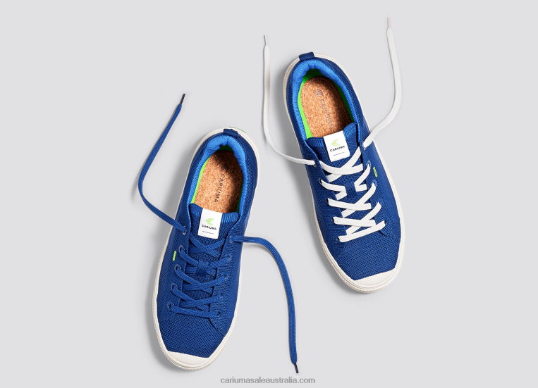 T8NFN175 Men Mineral Blue Knit Cariuma