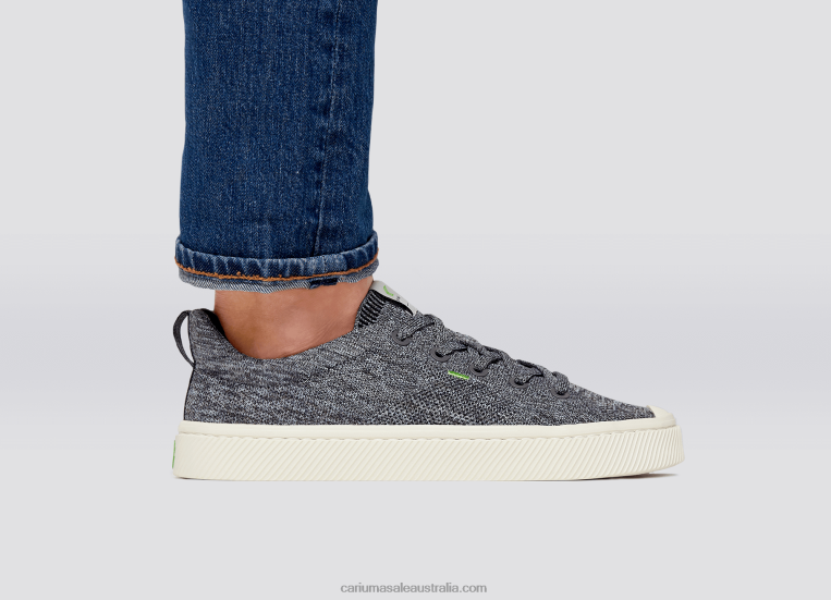 T8NFN176 Men Stone Grey Knit Cariuma