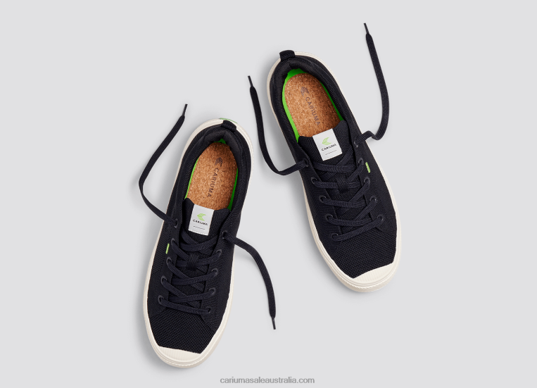 T8NFN177 Men Black Knit Cariuma