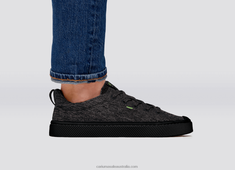 T8NFN182 Men Stone Black Knit Cariuma