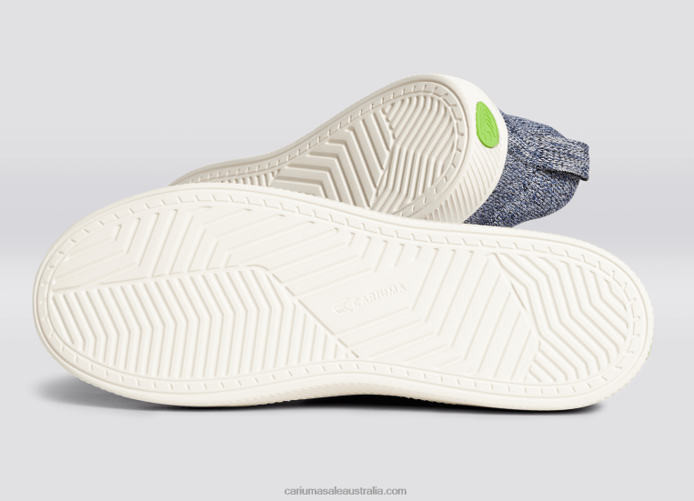 T8NFN183 Men Stone Blue Knit Cariuma