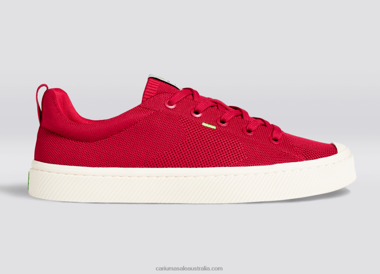 T8NFN185 Men Raw Red Knit Cariuma