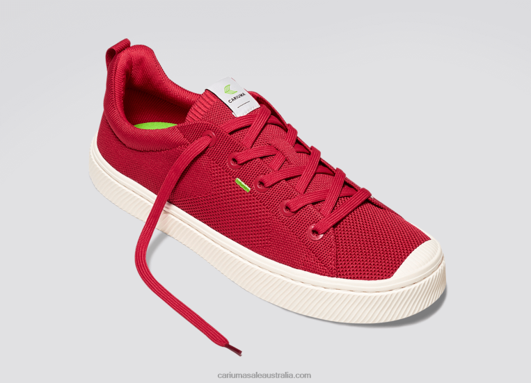 T8NFN185 Men Raw Red Knit Cariuma
