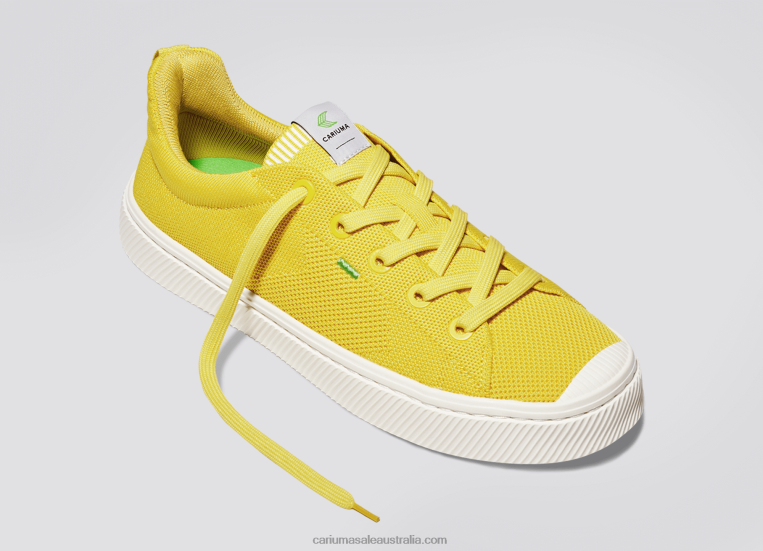 T8NFN186 Men Sun Yellow Knit Cariuma