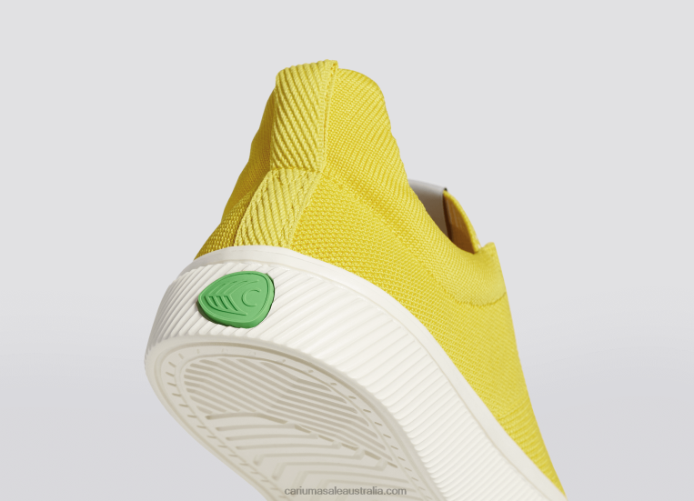 T8NFN186 Men Sun Yellow Knit Cariuma