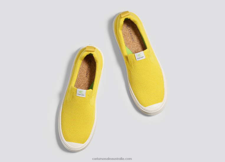 T8NFN170 Men Yellow Knit Cariuma