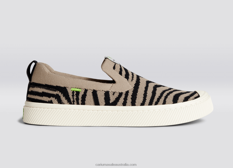 T8NFN172 Men Zebra Print Knit Cariuma