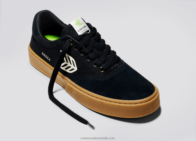 T8NFN106 Men Black Gum/Ivory Cariuma