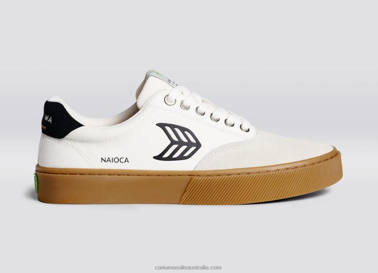 T8NFN107 Men Off-White Vintage Gum/Black Cariuma