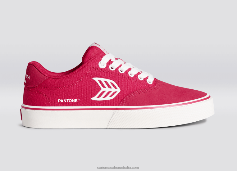 T8NFN78 Men Pantone Viva Magenta/Off-White Cariuma