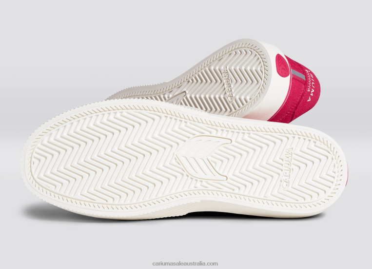 T8NFN78 Men Pantone Viva Magenta/Off-White Cariuma