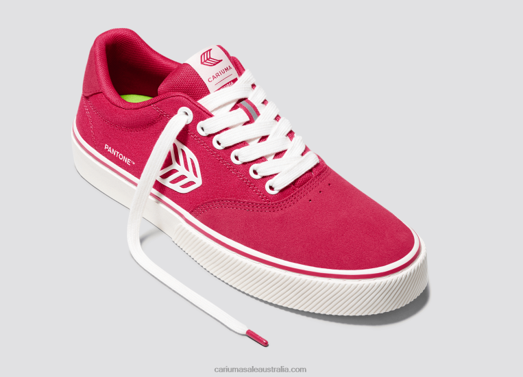 T8NFN78 Men Pantone Viva Magenta/Off-White Cariuma