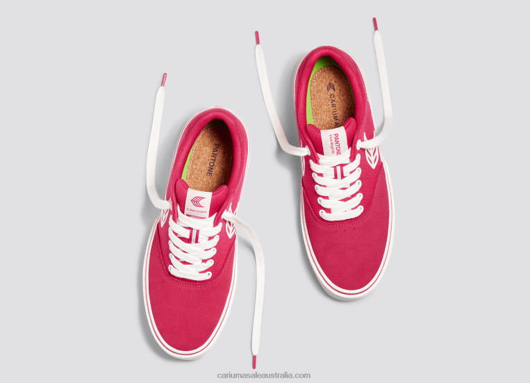 T8NFN78 Men Pantone Viva Magenta/Off-White Cariuma