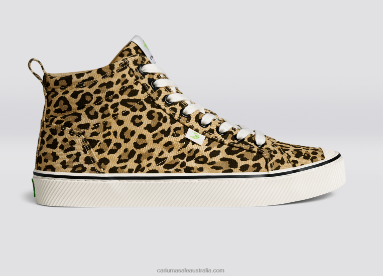 T8NFN58 Men Leopard Canvas Cariuma