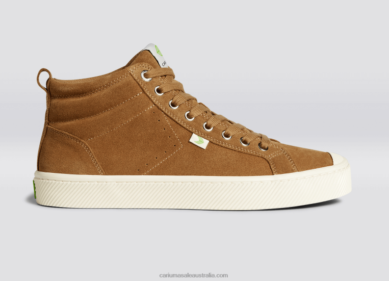 T8NFN59 Men Camel Suede Cariuma