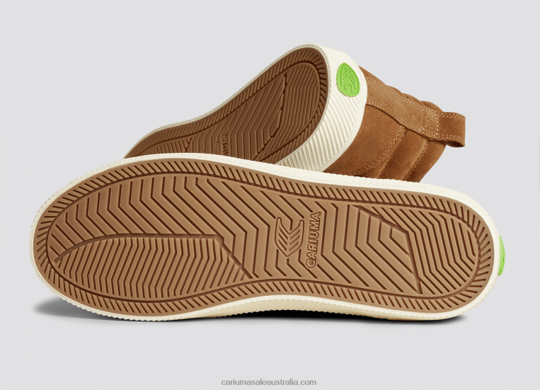 T8NFN59 Men Camel Suede Cariuma