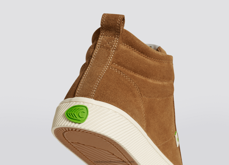 T8NFN59 Men Camel Suede Cariuma
