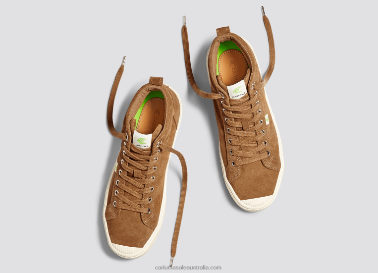 T8NFN59 Men Camel Suede Cariuma