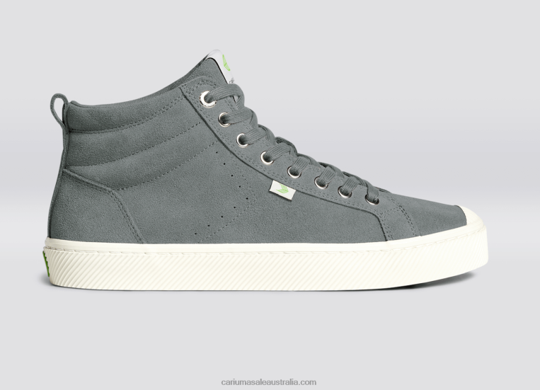 T8NFN60 Men Charcoal Grey Suede Cariuma