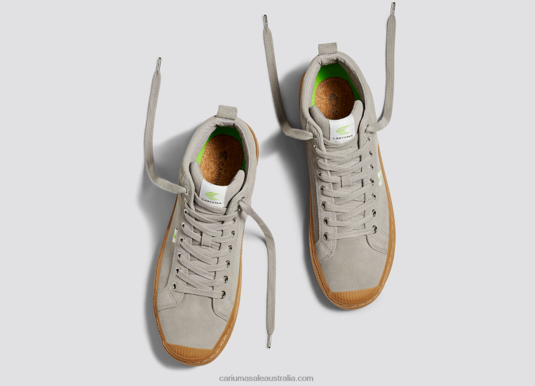 T8NFN61 Men Grey Gum Suede Cariuma