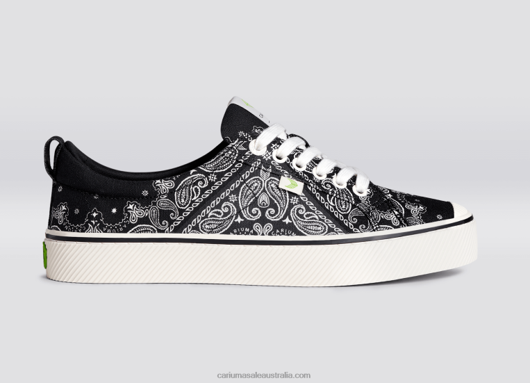 T8NFN13 Men Black Bandana Canvas Cariuma