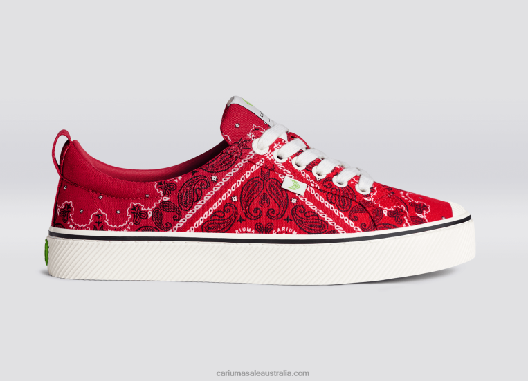 T8NFN14 Men Red Bandana Canvas Cariuma
