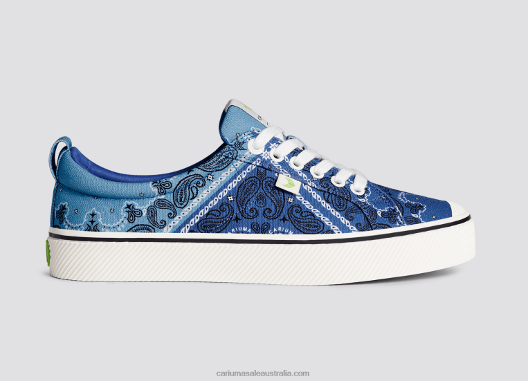 T8NFN15 Men Blue Bandana Canvas Cariuma