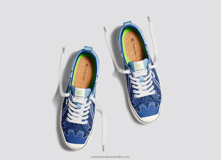 T8NFN15 Men Blue Bandana Canvas Cariuma