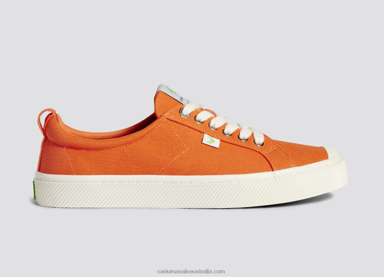T8NFN23 Men Tangerine Canvas Cariuma
