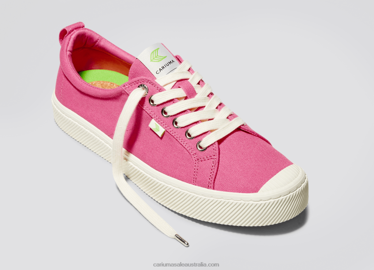 T8NFN24 Men Bright Pink Canvas Cariuma