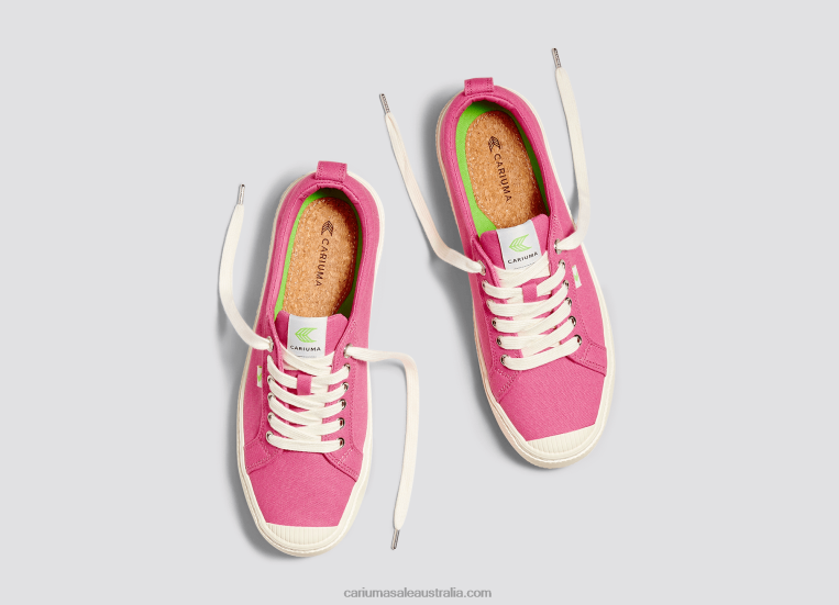 T8NFN24 Men Bright Pink Canvas Cariuma