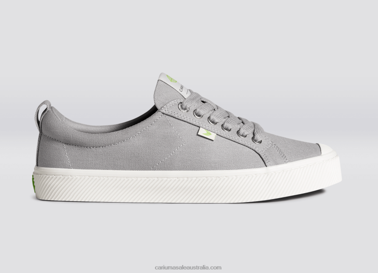 T8NFN25 Men Light Grey Canvas Cariuma