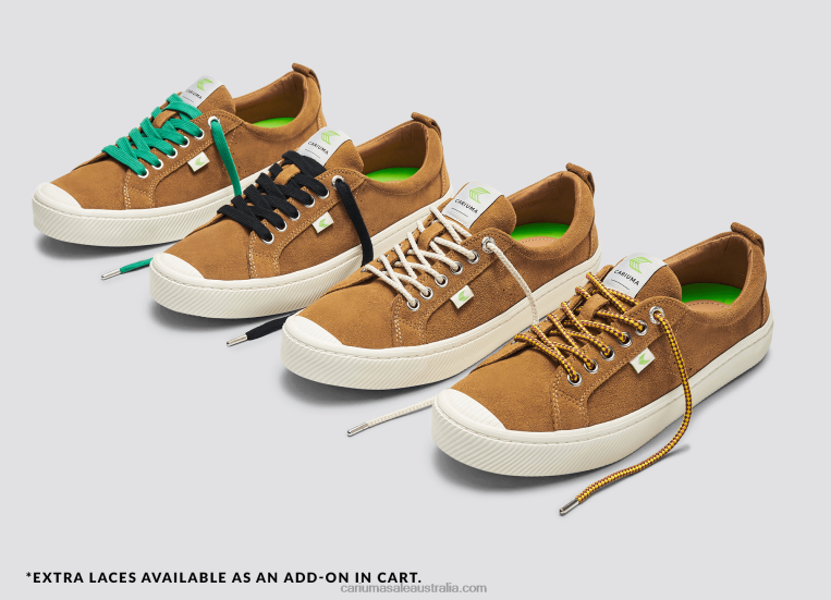 T8NFN31 Men Camel Suede Cariuma