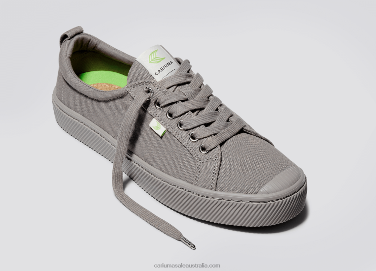 T8NFN33 Men All Grey Canvas Cariuma