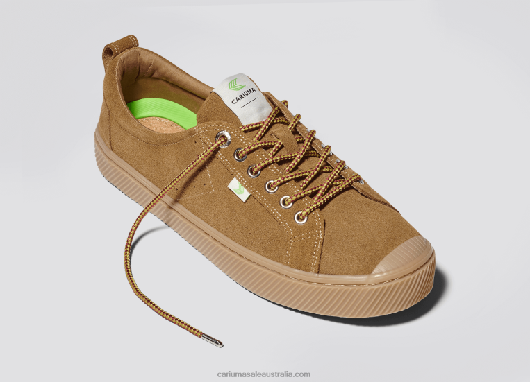 T8NFN34 Men All Camel Suede Cariuma