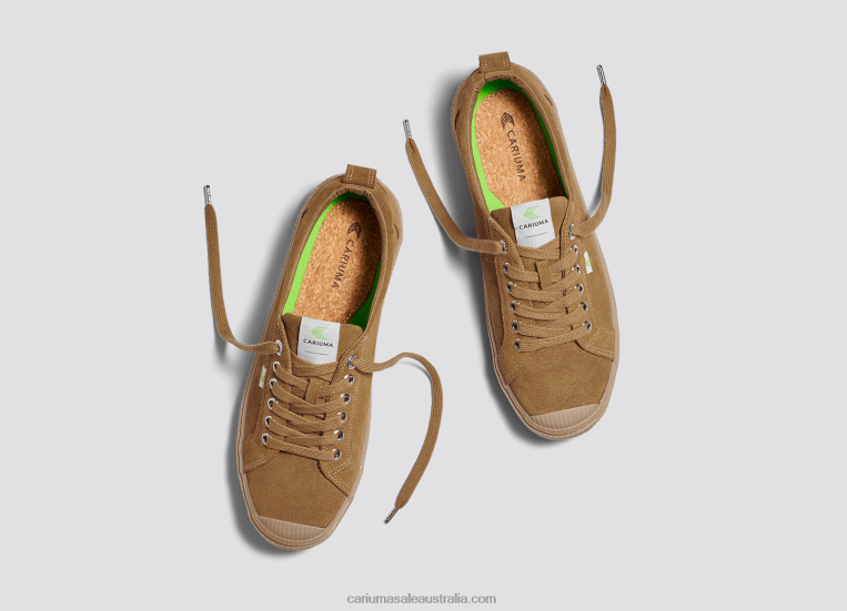 T8NFN34 Men All Camel Suede Cariuma