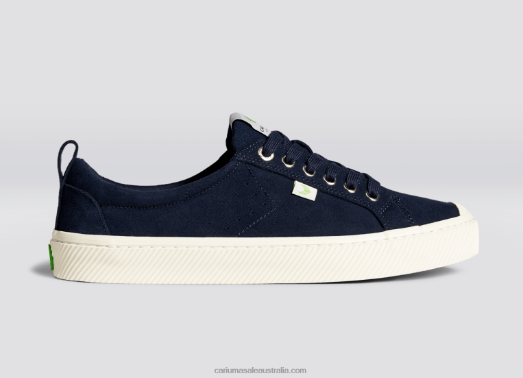 T8NFN48 Men Navy Suede Cariuma