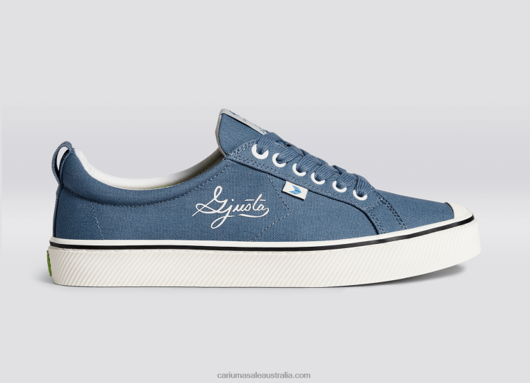 T8NFN53 Men Gjusta Steel Blue Canvas Cariuma