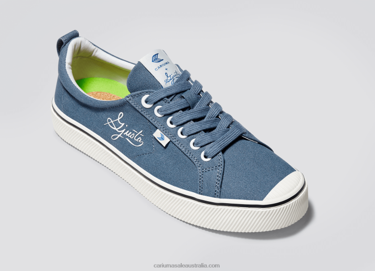T8NFN53 Men Gjusta Steel Blue Canvas Cariuma