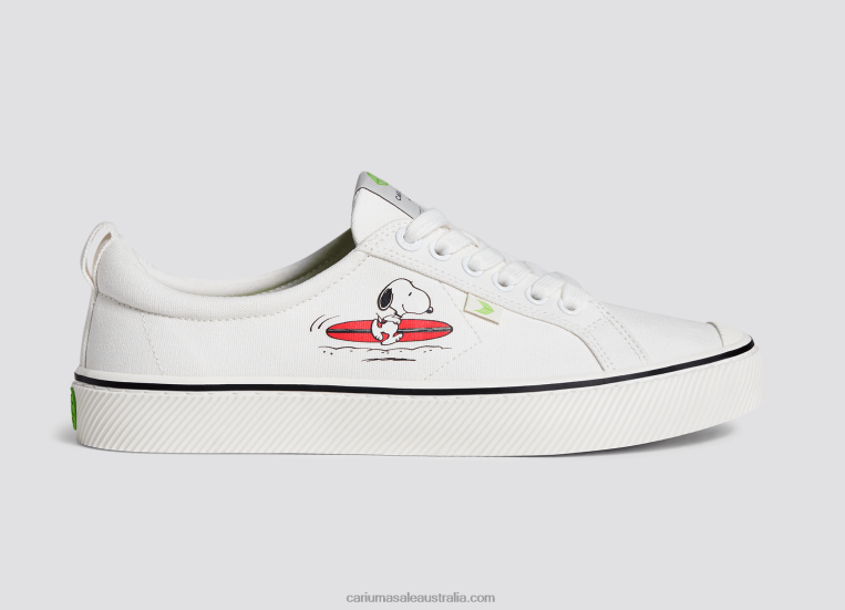 T8NFN83 Men Peanuts Surf Off-White Canvas Cariuma