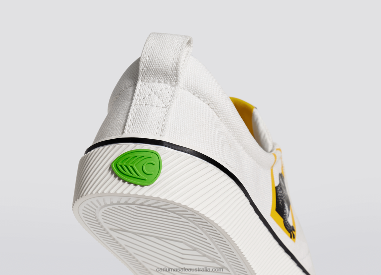 T8NFN85 Men National Geographic Gecko Off-White Canvas Cariuma