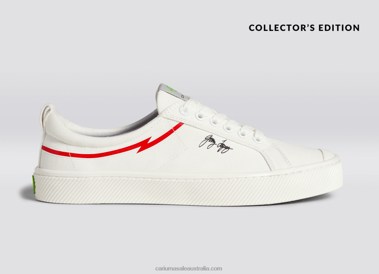 T8NFN88 Men Gerry Lopez Off-White Canvas Cariuma