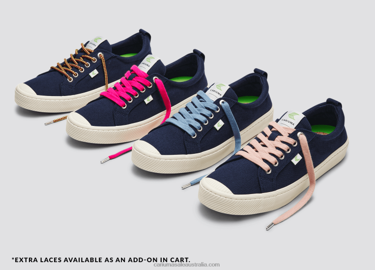 T8NFN8 Men Navy Canvas Cariuma