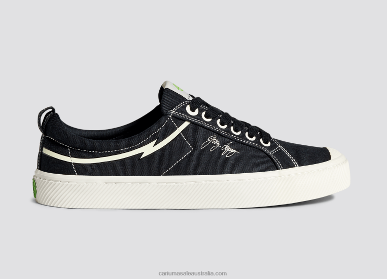 T8NFN90 Men Gerry Lopez Black Canvas Cariuma