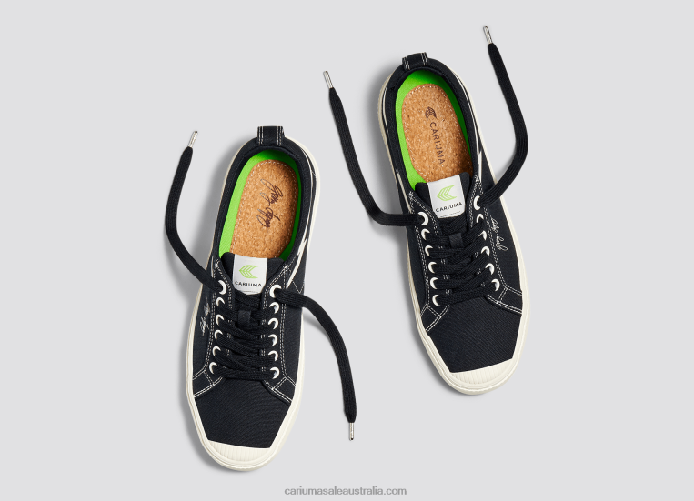 T8NFN90 Men Gerry Lopez Black Canvas Cariuma
